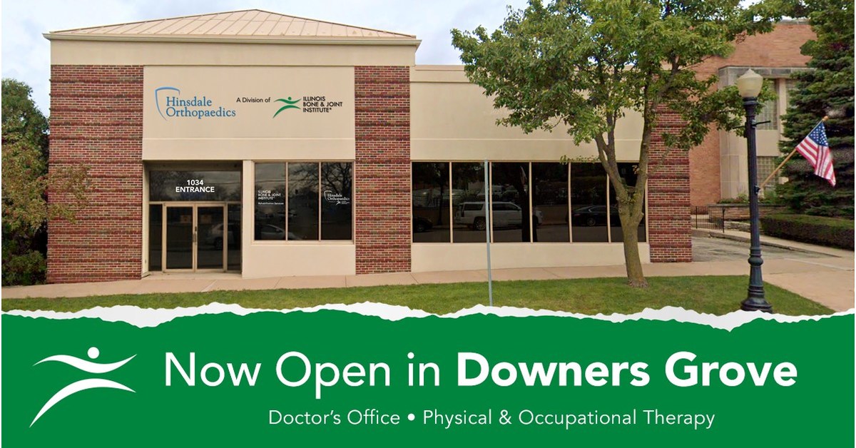 Illinois Bone & Joint Institute Opens Downers Grove Doctors'  Office/Rehabilitation Clinic