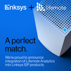 Linksys and Lifemote announce integration of Lifemote Analytics services into Linksys ISP Products
