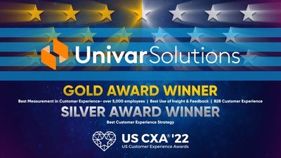 Univar Solutions Receives Top Recognition in USCX Awards for Exceptional Customer Experience
