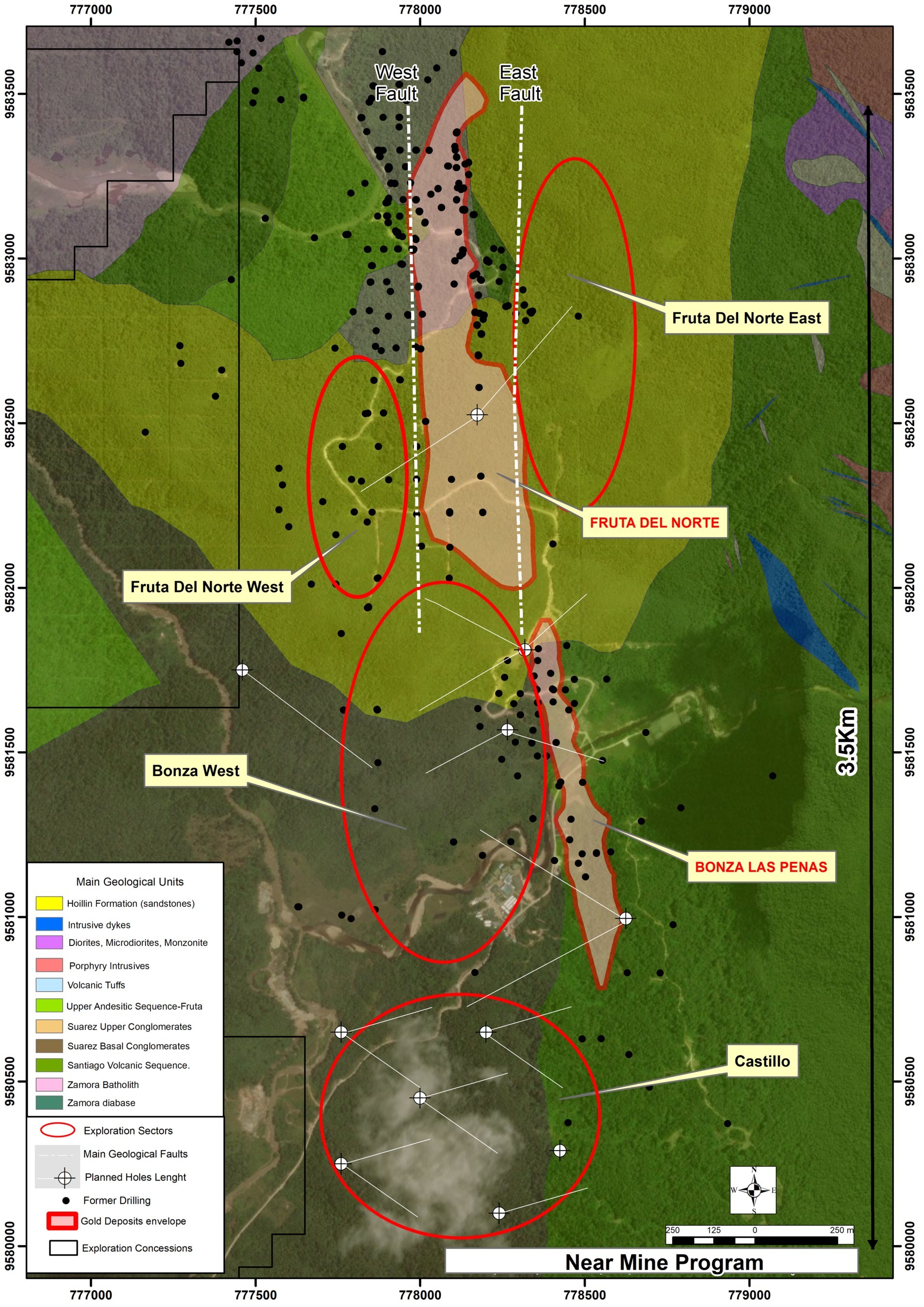 Figure 1: Near Mine Exploration Program (CNW Group/Lundin Gold Inc.)
