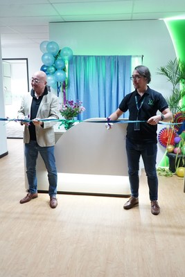 Ribbon-cutting ceremony during the grand opening of Sonar's new office in Jakarta