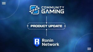 COMMUNITY GAMING INTEGRATES WITH RONIN NETWORK, EXPANDS PLATFORM FEATURES TO HOST AXIE INFINITY WORLD CHAMPIONSHIP