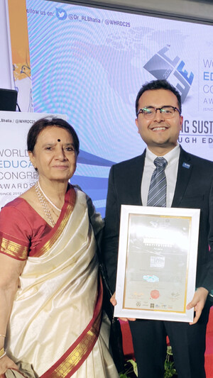 Institute Of Risk Management (IRM), India Affiliate Receives Outstanding Academic Institution Award At World Education Congress 2022