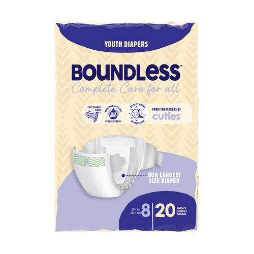 Boundless Size 8 Youth Diaper
