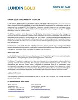 LUNDIN GOLD ANNOUNCES DTC ELIGIBILITY (CNW Group/Lundin Gold Inc.)
