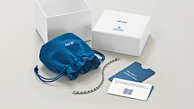 Verified jewelry will receive a unique authentication card with a QR code for access to the item's documentation and authentication journey.