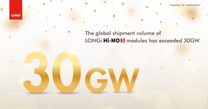 LONGi franchit une nouvelle étape de 30 GW de modules Hi-MO 5 expédiés