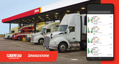 Pilot Company and Bridgestone are rolling out a fleet tire monitoring and service network at 200 Pilot and Flying J travel centers.