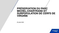 Prsentation projete lors du point de presse de la mairesse, Catherine Fournier, le 20 juillet 2022 (Groupe CNW/Cabinet de la mairesse de Longueuil)
