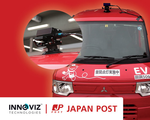 InnovizOne on Japan Post Vehicles, June 2022