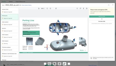 Fictiv’s enhanced platform enables users to easily receive, review, and respond to injection molding design for manufacturability (DFM) feedback online, pre-sale.