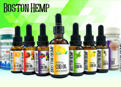 Boston Hemp Inc. rebranding products and web site.