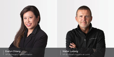 Lucid has announced the appointments of Evelyn Chiang as VP of Process Transformation and Walter Ludwig as VP of Global Logistics. Together, they bring a wealth of global expertise and decades of operational excellence from companies such as Mercedes, Tesla, and SAP, as Lucid prepares to expand its business worldwide.