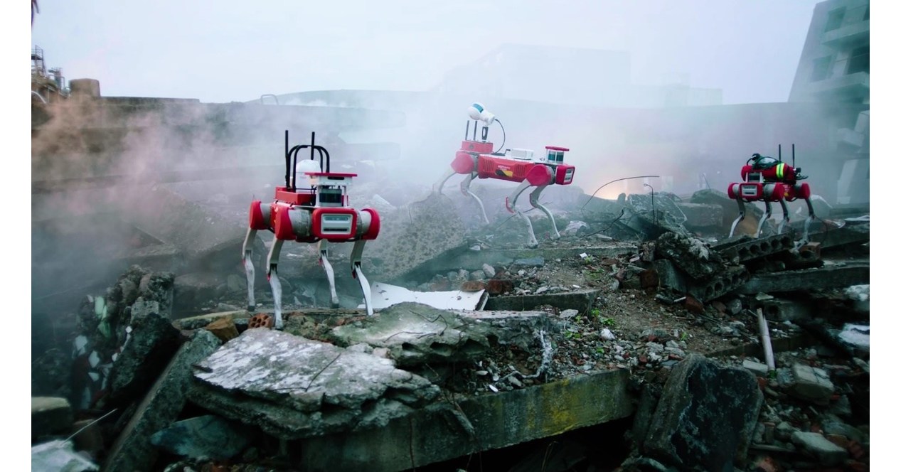 DEEP Robotics Releases Jueying X20 Hazard Detection & Rescue Robot Dog Solution - Image