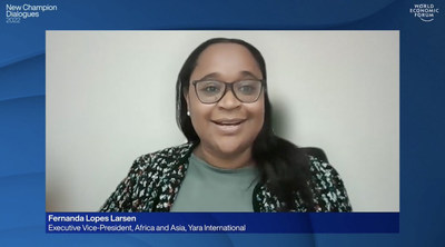 Fernanda Lopes Larsen, Yara's Executive Vice President (EVP) for Africa & Asia