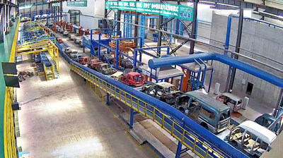 Figure 4 GEM’s green disassembly line for scrapped cars