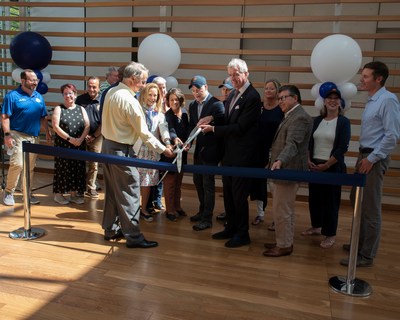 Anywhere Real Estate celebrates ribbon cutting of newly renovated Madison Hub - its corporate HQ - with Mayor Bob Conley, Anywhere CEO Ryan Schneider and Governor Phil Murphy, alongside members of the Anywhere leadership team and local & state officials.