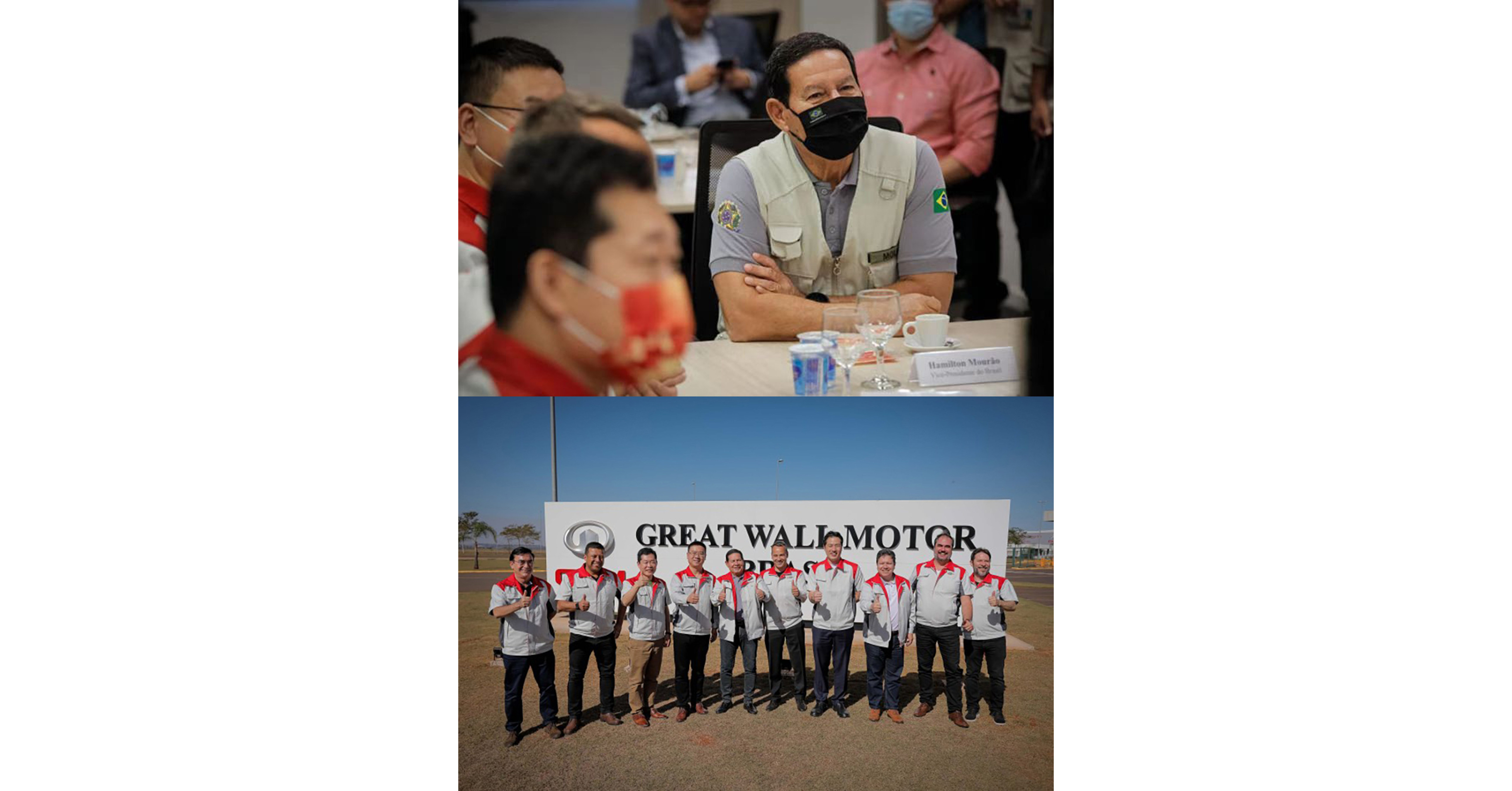 Hamilton Mour&atilde;o, vicepresidente de Brasil, visita f&aacute;brica brasile&ntilde;a de GWM, la DHT L.E.M.O.N. recibe numerosos elogios