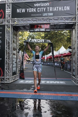 Athlete Finish Concludes Successful Weekend-Long Celebration of Verizon New York City Triathlon, Owned and Produced by Life Time