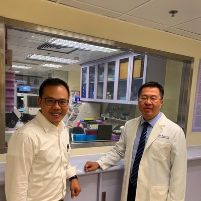 INEX's Dr. Chia-Pin Chang with Prof. Richard Choy of The Chinese University of Hong Kong