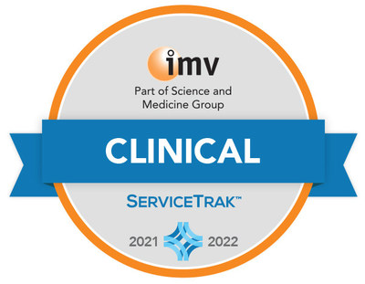 2022 IMV ServiceTrak™ Clinical Laboratory Awards.