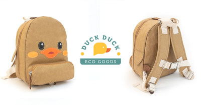 Duck Duck Backpack by Duck Duck Eco Goods is a reusable and washable toddler backpack-turned-lunch bag that grows with your child.