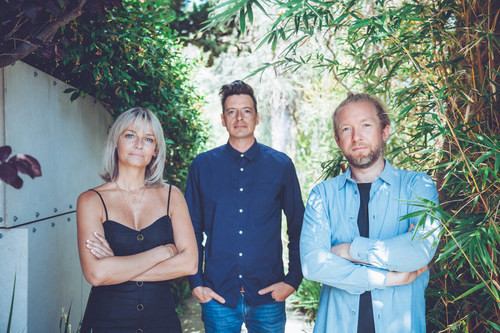 Fabric Founders (l to r) Clare Laverty, Jack Byron, and Chester Chipperfield. Photo Credit: Stacie Hess