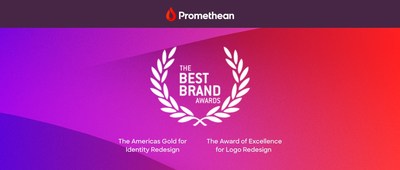 Promethean wins Best Brand Award Americas Gold for Identity Redesign and Award of Excellence for Logo Redesign