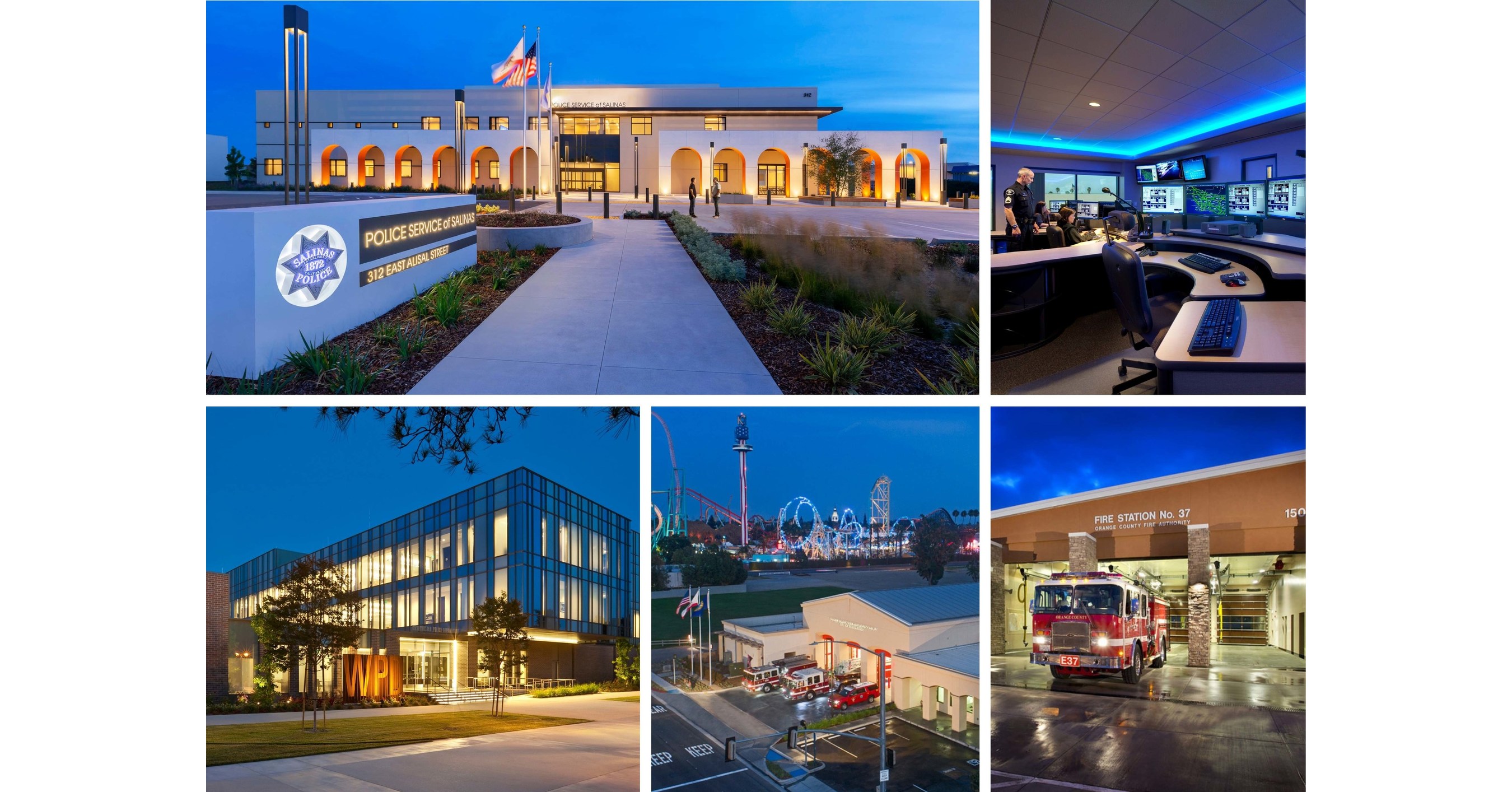 Griffin Structures continues to manage the delivery of several public safety projects, from Fire/Police Headquarters, Emergency Operation Centers, 911-Dispatch Centers, and Training Facilities