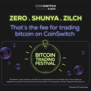 CoinSwitch announces zero-fee Bitcoin Trading Fest