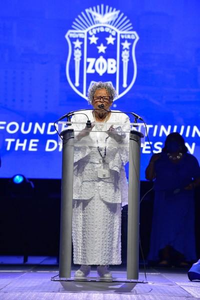 Zeta Phi Beta Sorority, Inc. member and activist Opal Lee, “the Grandmother of Juneteenth,” received a P.E.A.R.L.S. Society honor for her contribution in making Juneteenth a federally-recognized holiday in the United States. The honor was given to Lee on July 22, 2022 by the 102-year-old international women’s service organization during the Zeta 2022 Grand Boulè in Philadelphia.