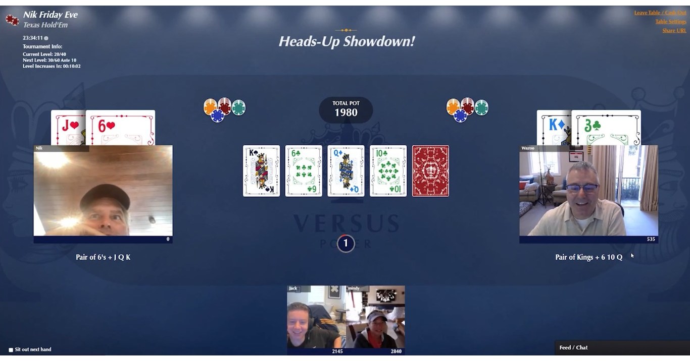 VersusPoker Brings the Fun and Flexibility of At-Home Games Online VersusPoker Brings the Fun and Flexibility of At-Home Games Online