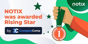 Notix Receives Rising Star Award from CompareCamp