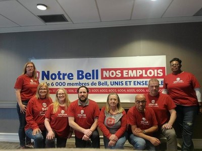 Unifor dpose une plainte au Conseil canadien des relations industrielles contre Bell pour recours  des briseurs de grve (Groupe CNW/Le Syndicat Unifor)