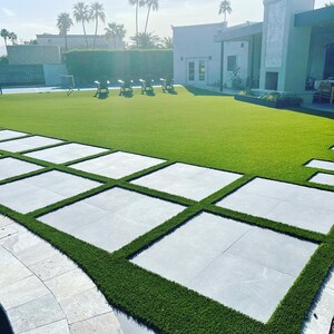 Synthetic Grass Transforms Modern Phoenix Estate