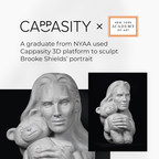 A graduate from NYAA used Cappasity 3D platform to sculpt Brooke Shields' portrait