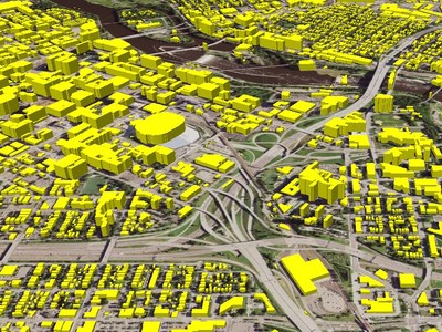 EarthDefine 3D Building Footprints over Minneapolis, MN