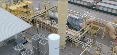 The assets on offer include a state-of-the-art thermal oxidizer and patented carbonizer incineration system.