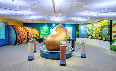 The revitalized Bush’s Visitor Center Museum features new interactive digital experiences, a beautiful bean statue, a giant Bush’s bean can and more.