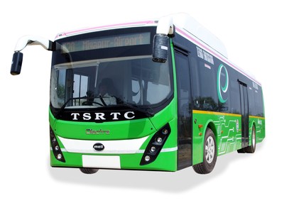 OLECTRA Manufactured State-of-the-art Zero-emission Electric Bus