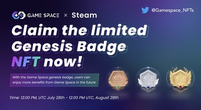 Game Space will AirDrop Genesis Badge NFTs for One Billion Steam Users