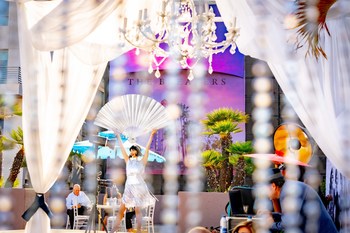 Dancers in 1920s-garb entertain guests at the announcement party for Fairmont The Breakers Long Beach. (Photograph courtesy of Long Beach CVB)