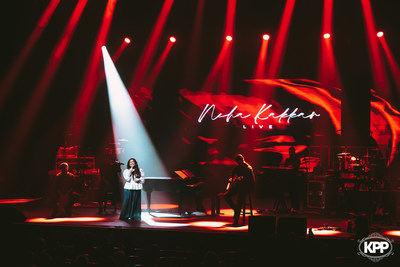 Neha Kakkar Performing Live in Orlando, FL on Her Full U.S. Tour. Photo by: Pelusopix and Kash Patel Productions