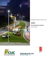 Caribbean Utilities Company, Ltd Q2 2022 Interim Report (CNW Group/Caribbean Utilities Company, Ltd.)