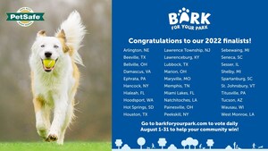 30 Communities Selected For a Chance to Win a 2022 PetSafe® Bark for Your Park™ Grant