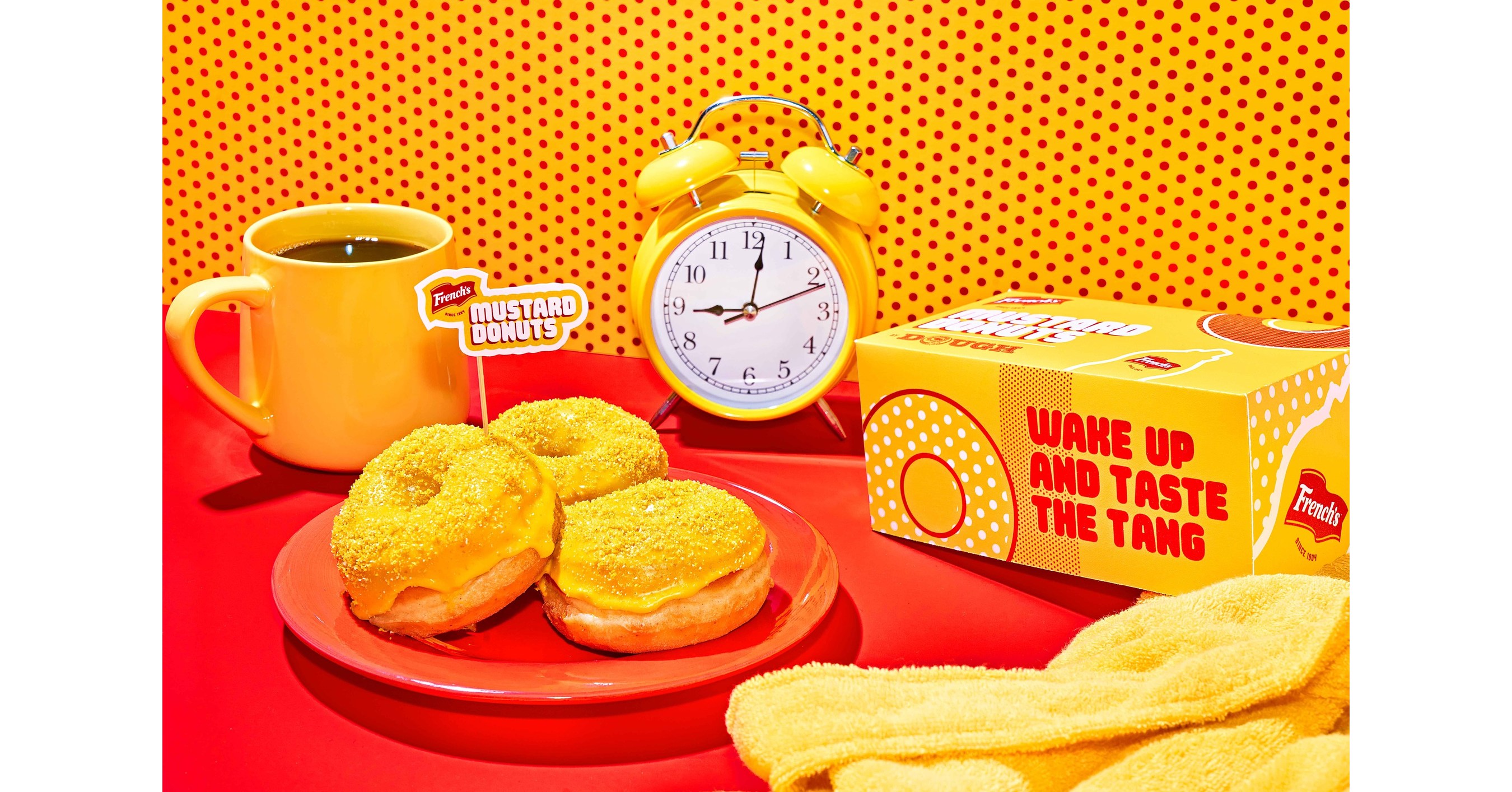 French's® Debuts Limited-Edition Mustard Donuts in Celebration of National Mustard Day