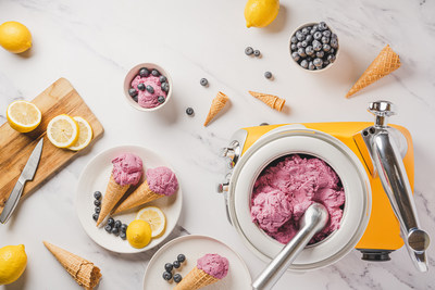 The Ankarsrum's new Ice Cream Maker attachment transforms a few tasty ingredients into a dessert or a tasty treat, from classic vanilla ice cream or a soft fruity sorbet to healthy frozen yogurt.