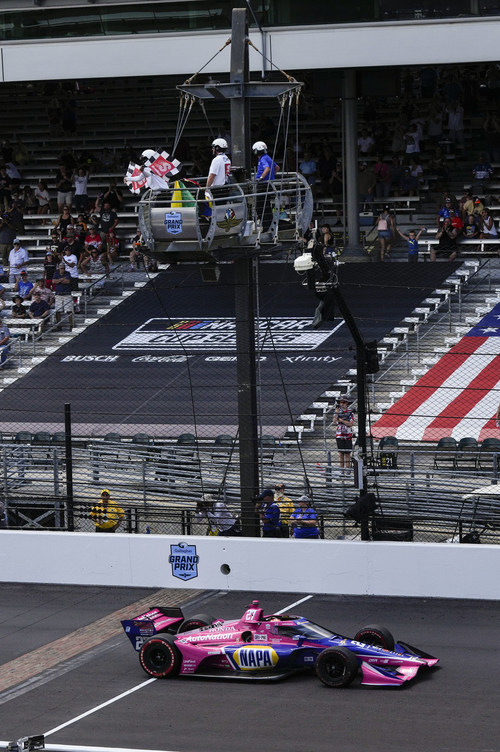 Alexander Rossi completed a Honda sweep of NTT IndyCar Series race wins at the Indianapolis Motor Speedway in 2022, winning Saturday's Gallagher Grand Prix. Earlier this year, Honda's Colton Herta won the Grand Prix of Indianapolis and Marcus Ericsson was victorious in the 107th running of the Indianapolis 500.