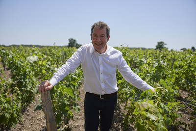 Peter Gago, Penfolds Chief Winemaker in Bordeaux vineyard