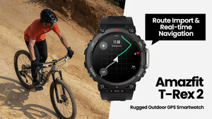 LATEST AMAZFIT T-REX 2 UPDATE INTRODUCES ROUTE IMPORT &amp; REAL-TIME NAVIGATION, AND TRAINING TEMPLATES